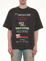 Multi Graphic Logo T-Shirt in Grey