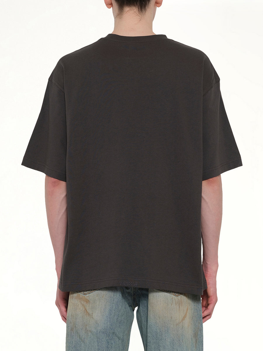 Multi Graphic Logo T-Shirt in Grey