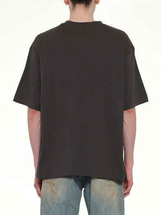 Multi Graphic Logo T-Shirt in Grey