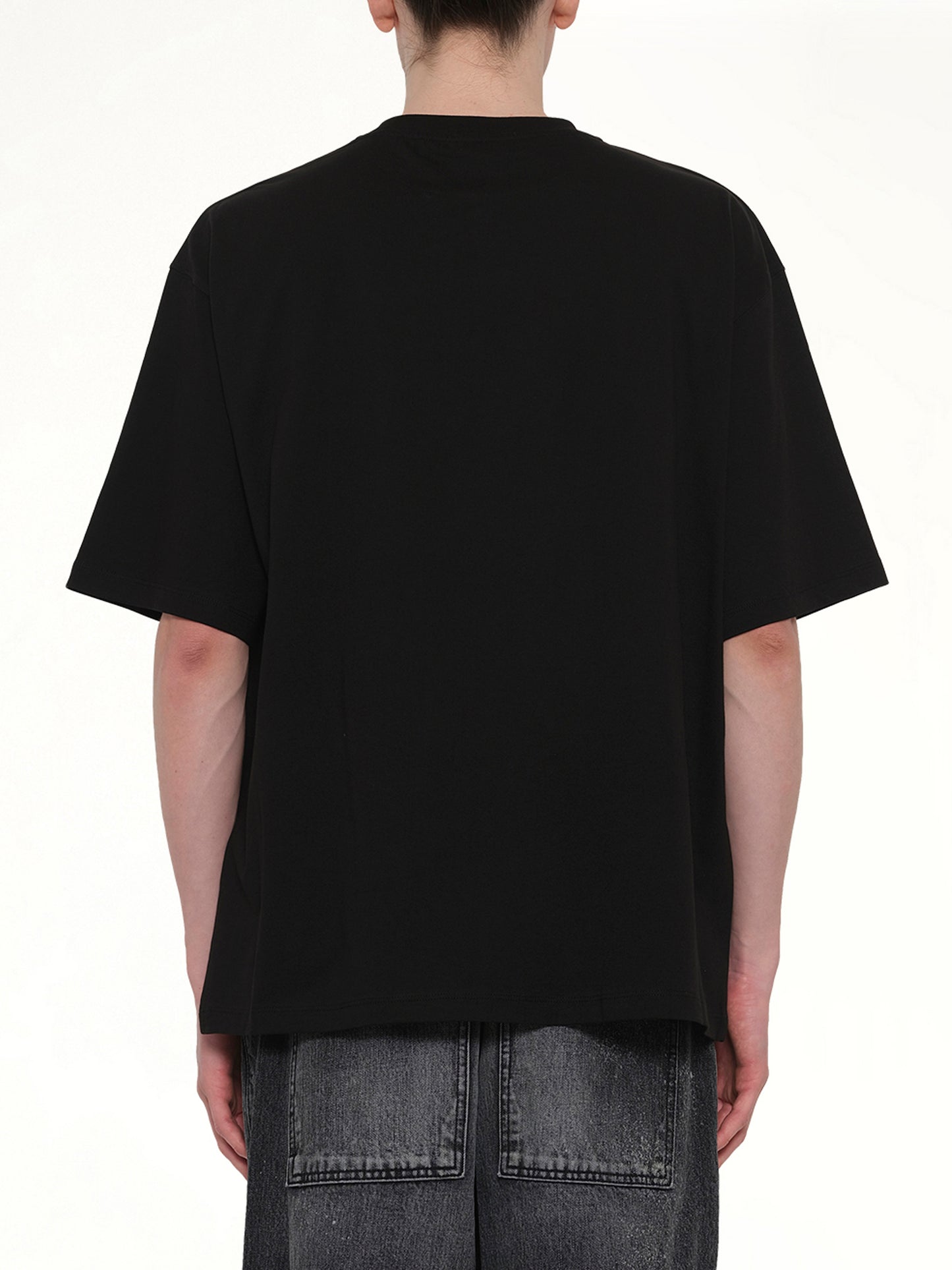 Multi Rainbow Logo T-Shirt in Black