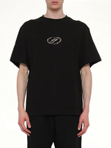 Rhinestone T-Shirt in Black