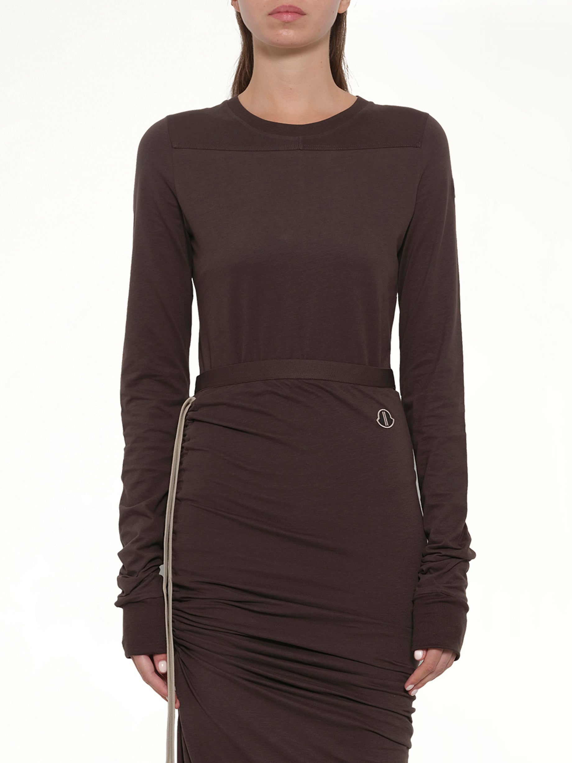 Rick Owens x Moncler Adjustable Skirt in Dark Dust