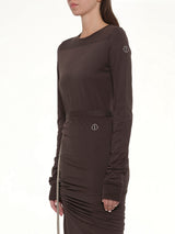 Rick Owens x Moncler Adjustable Skirt in Dark Dust
