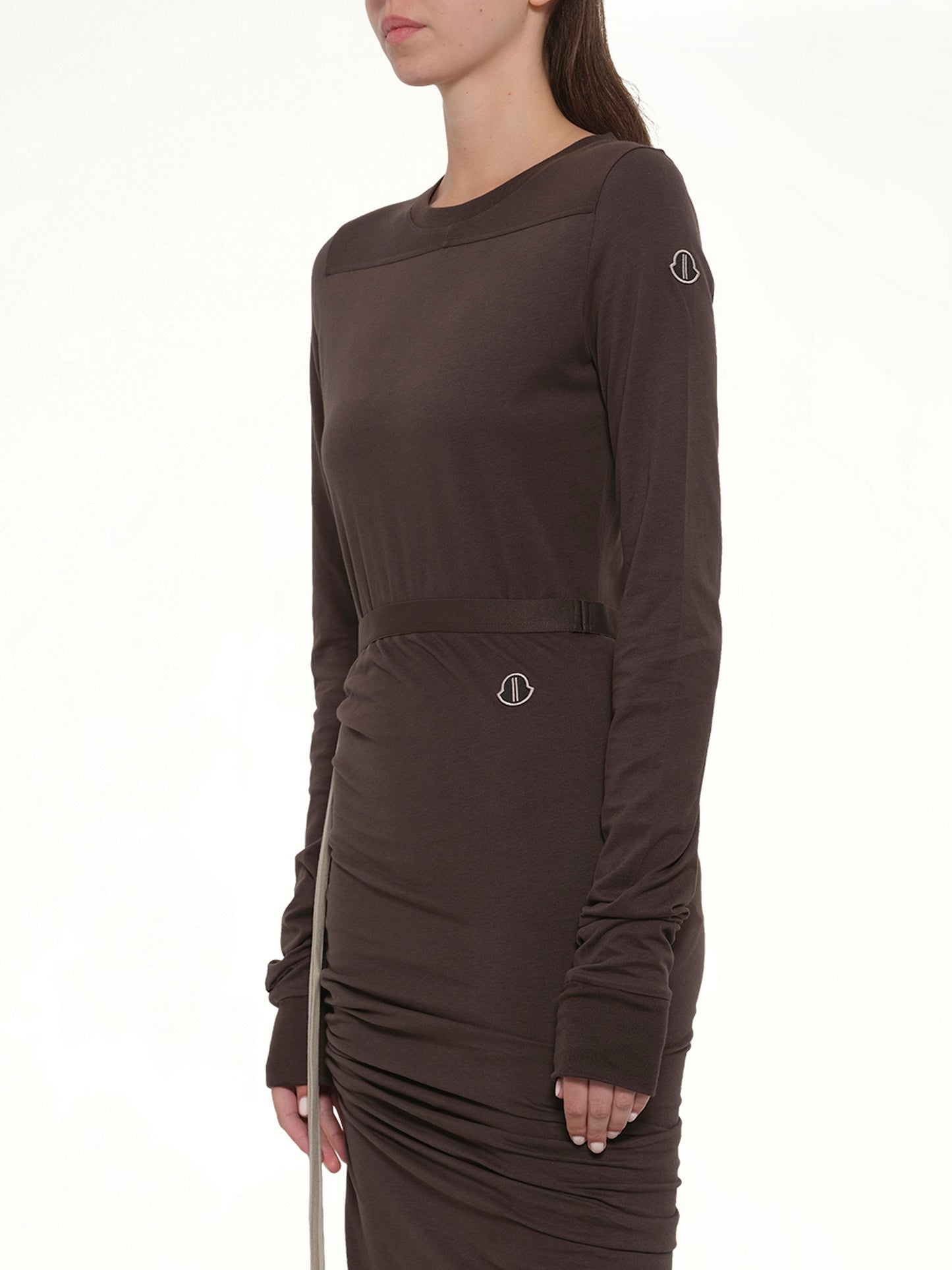 Rick Owens x Moncler Adjustable Skirt in Dark Dust