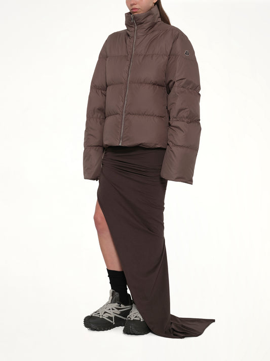 Rick Owens x Moncler Adjustable Skirt in Dark Dust