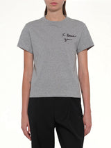 Regular Fit T-Shirt in Grey Melange
