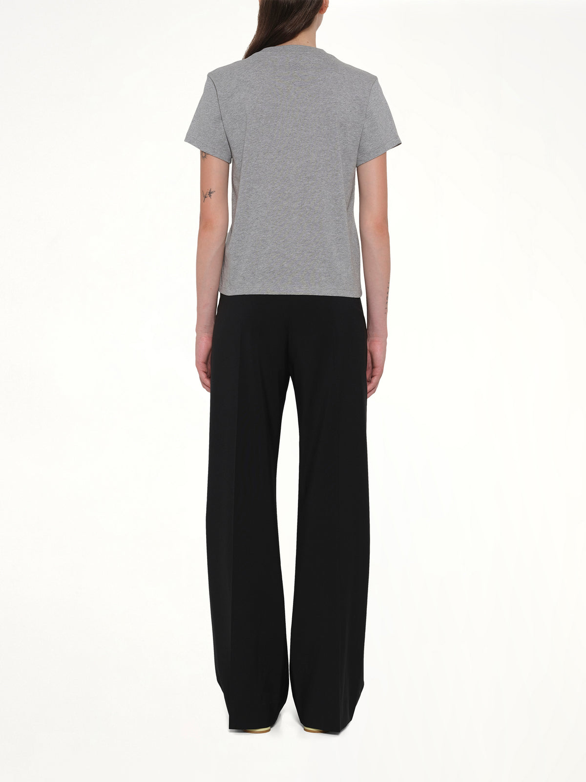 Regular Fit T-Shirt in Grey Melange