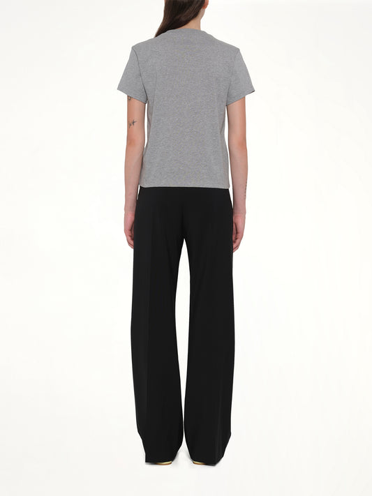 Regular Fit T-Shirt in Grey Melange