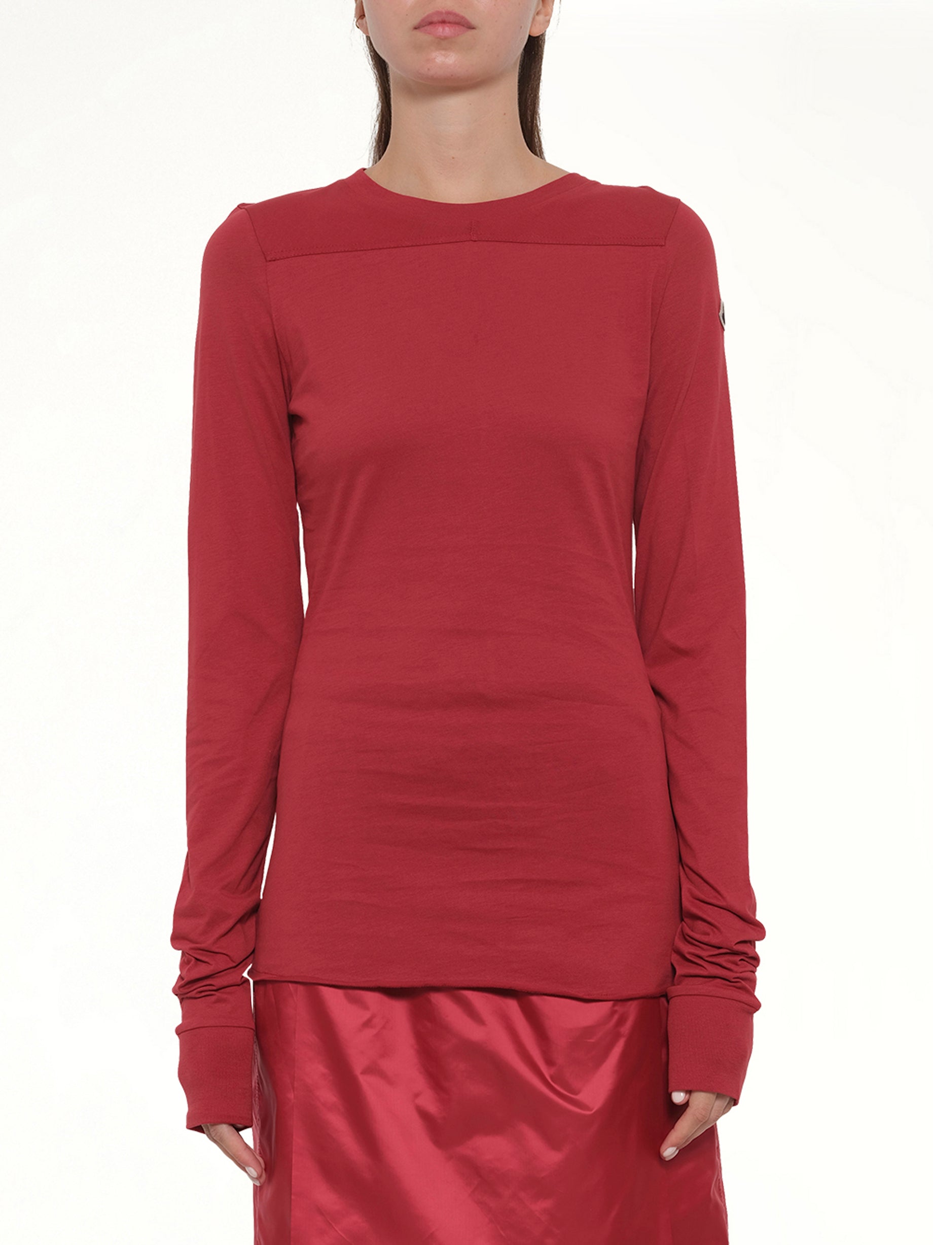 Rick Owens x Moncler Girder LS T in Carnelian