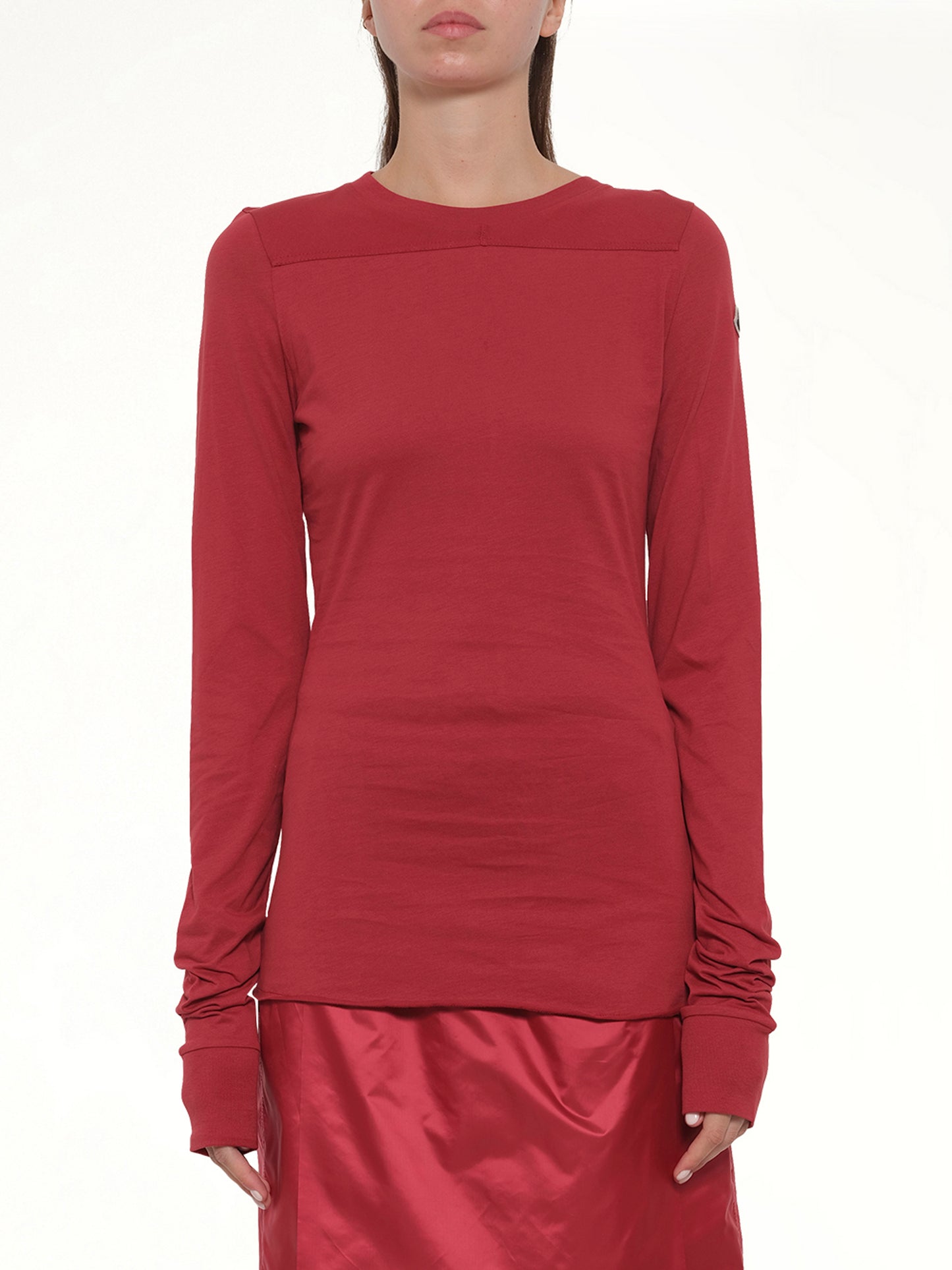 Rick Owens x Moncler Girder LS T in Carnelian