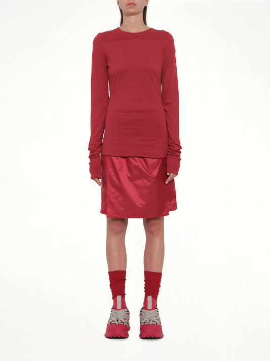 Rick Owens x Moncler Girder LS T in Carnelian