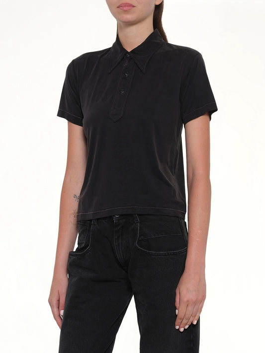 Polo Shirt in Black