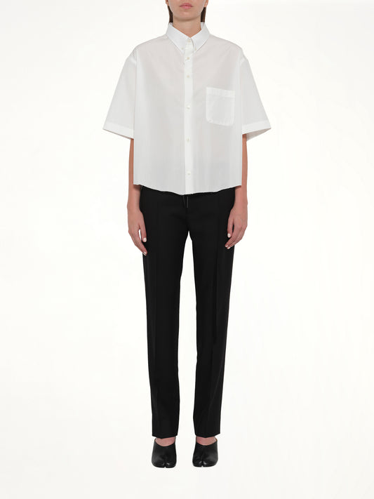 Short Sleeve Shirt in Off White