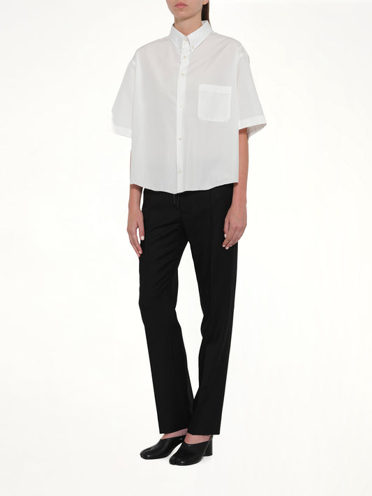Short Sleeve Shirt in Off White