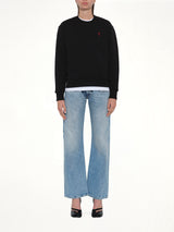 Red Ami De Coeur Sweatshirt in Black