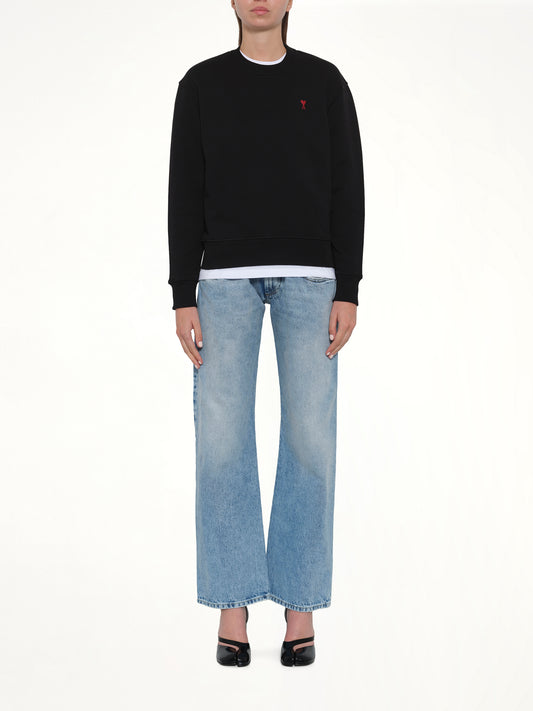 Red Ami De Coeur Sweatshirt in Black