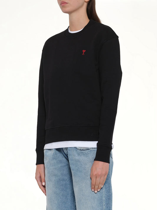 Red Ami De Coeur Sweatshirt in Black