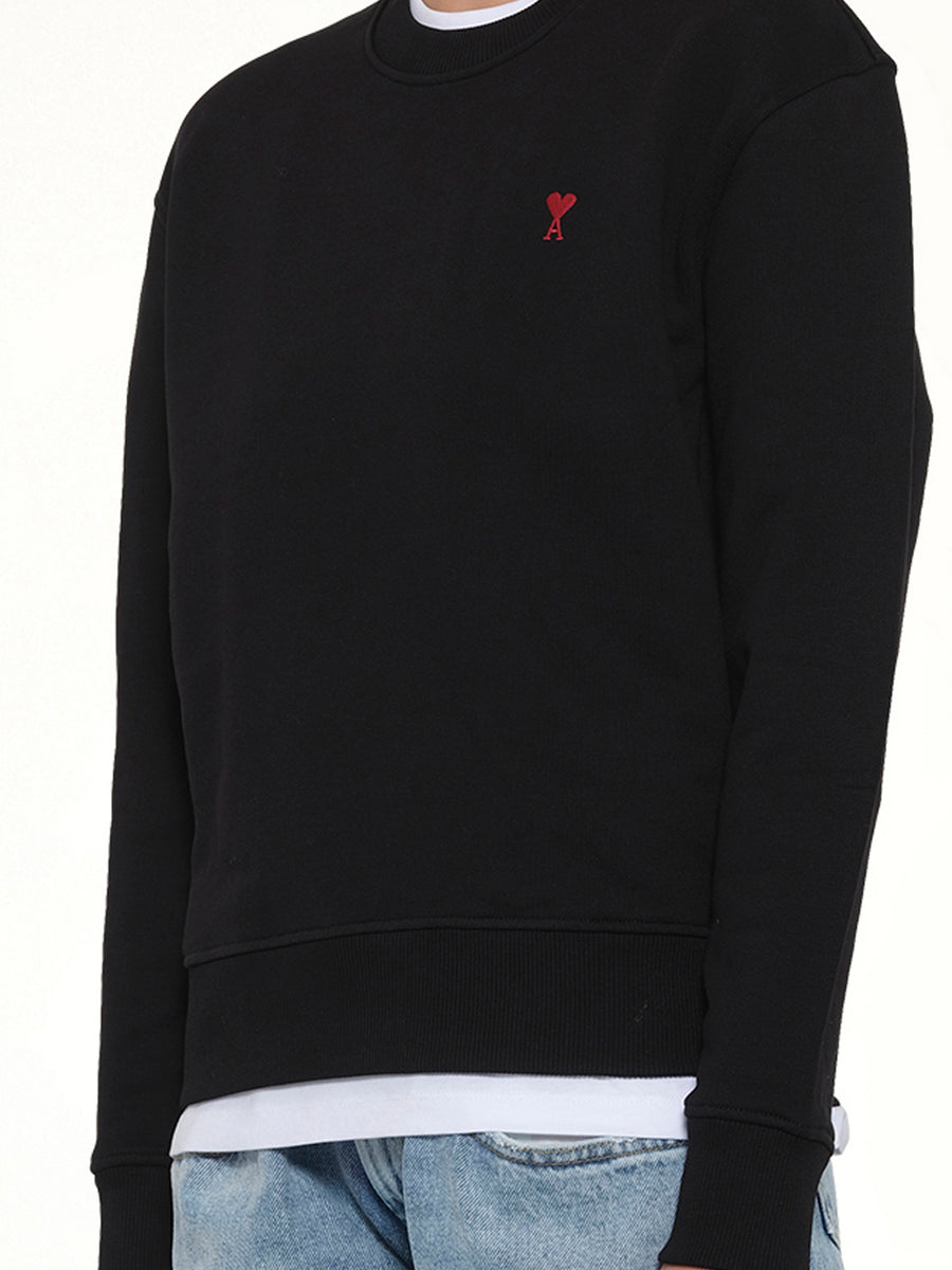 Ami De Coeur Sweatshirt in Black/Red