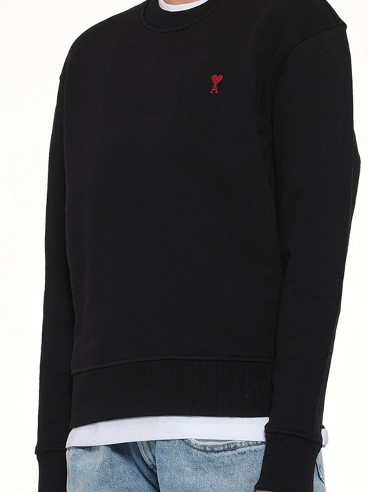 Red Ami De Coeur Sweatshirt in Black
