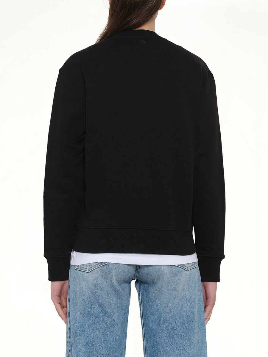 Ami De Coeur Sweatshirt in Black/Red
