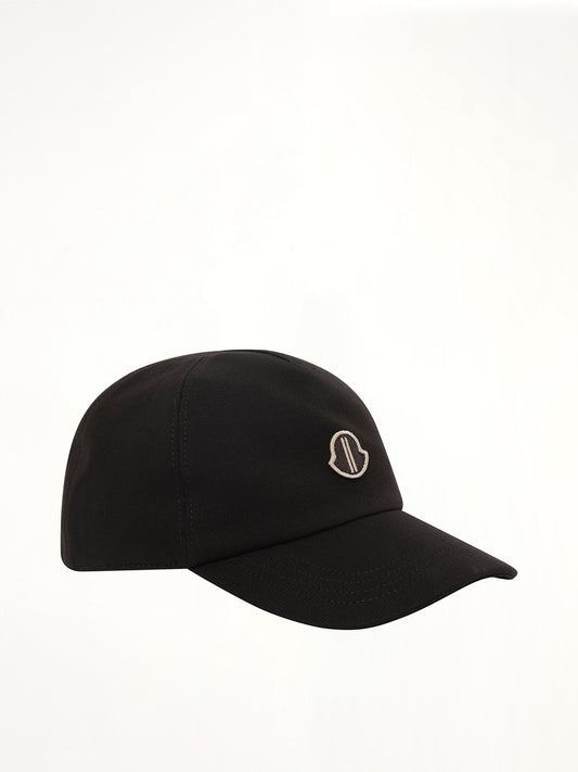 Rick Owens x Moncler Baseball Hat in Black