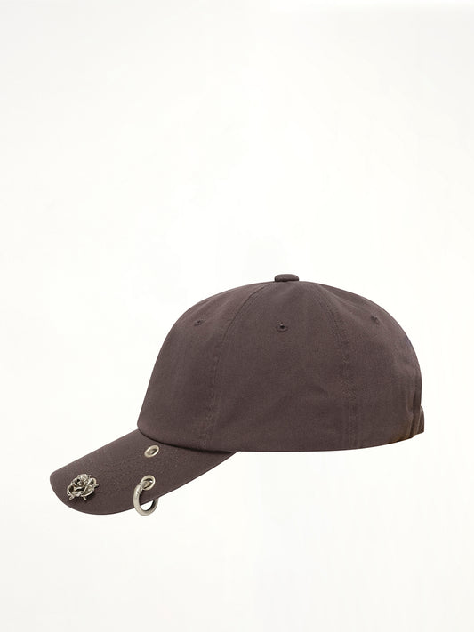 Spike Rose Cap in Charcoal