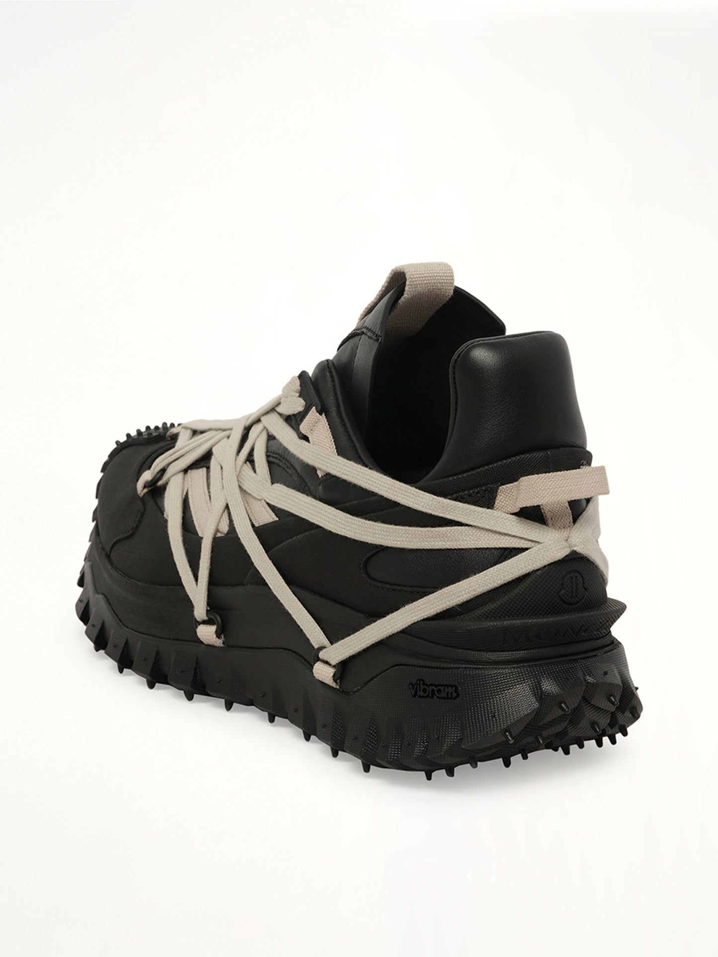 Rick Owens x Moncler Trail Grip Megalace Sneaker in Black