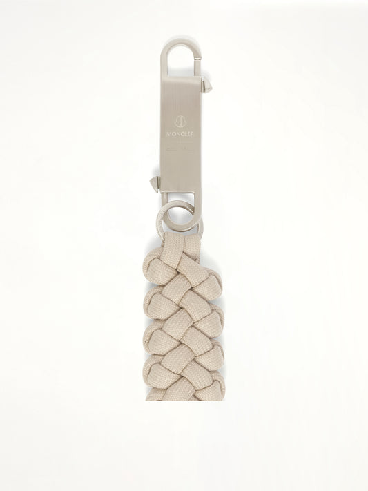Rick Owens x Moncler Hiking Rope Keyring in Milk