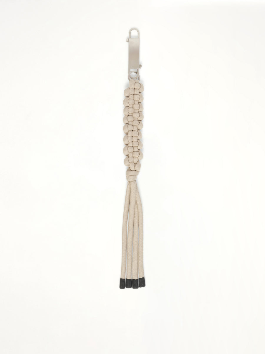 Rick Owens x Moncler Hiking Rope Keyring in Milk