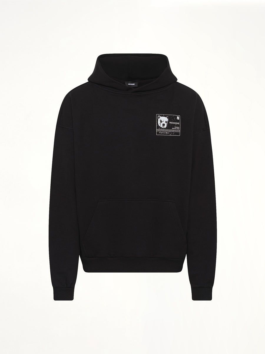 DNA Teddy ID Hoodie in Black