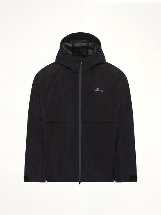 3L Shell Hoodie Jacket in Black
