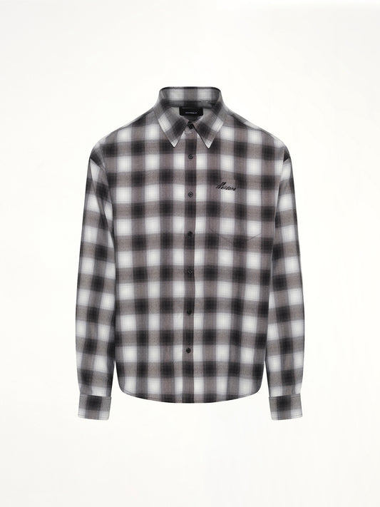 City Cherckered T-Shirt in Black