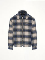 Fleece Lined Check Shirts in Blue