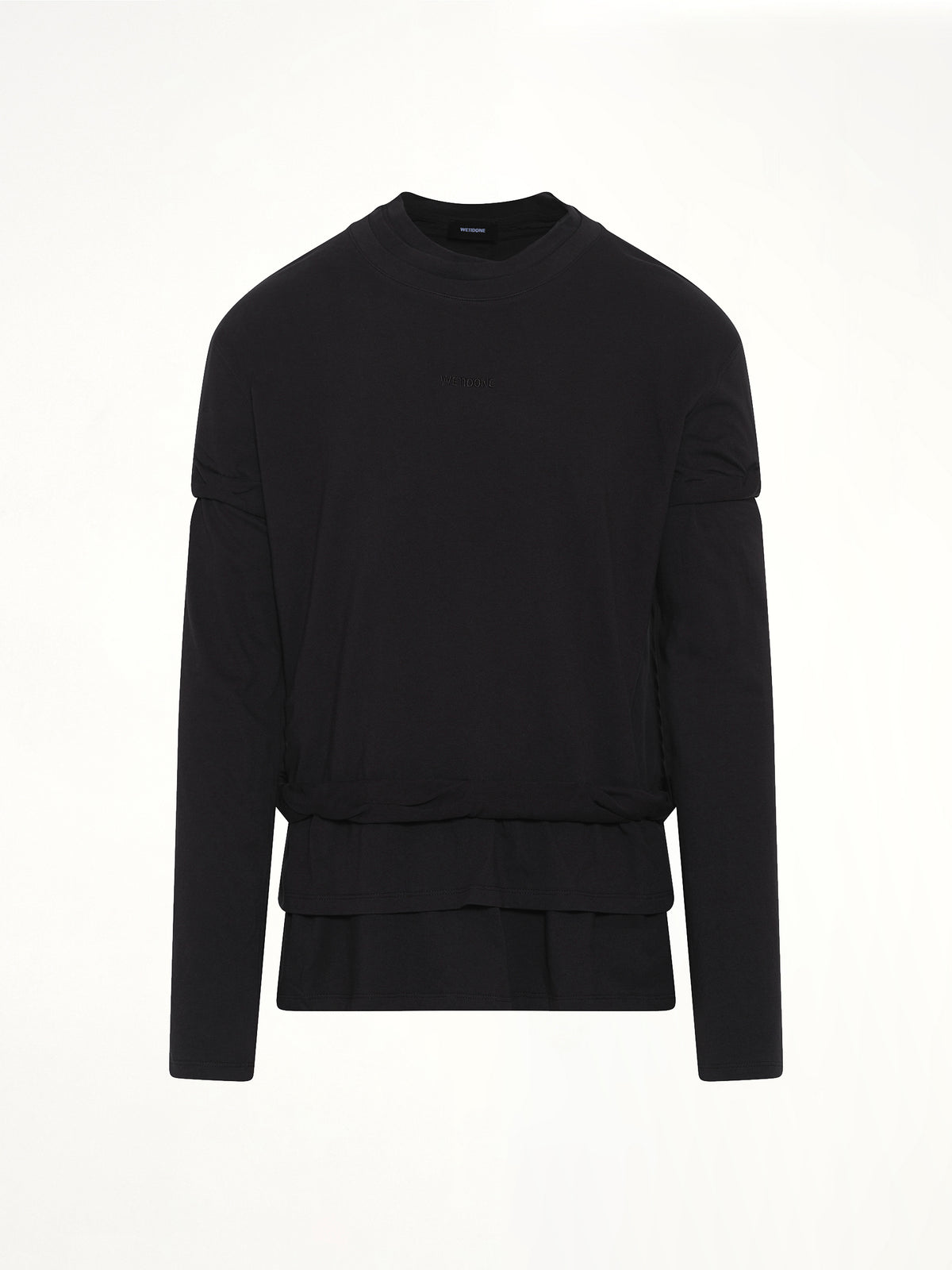 We11Done Triple-Layered T-Shirt in Black