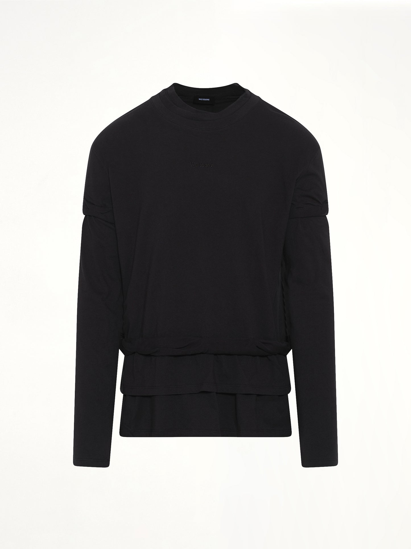 We11Done Triple-Layered T-Shirt in Black