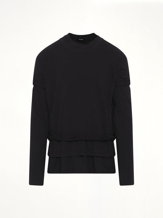 We11Done Triple-Layered T-Shirt in Black