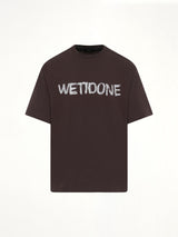 Logo Painted T-Shirt in Charcoal