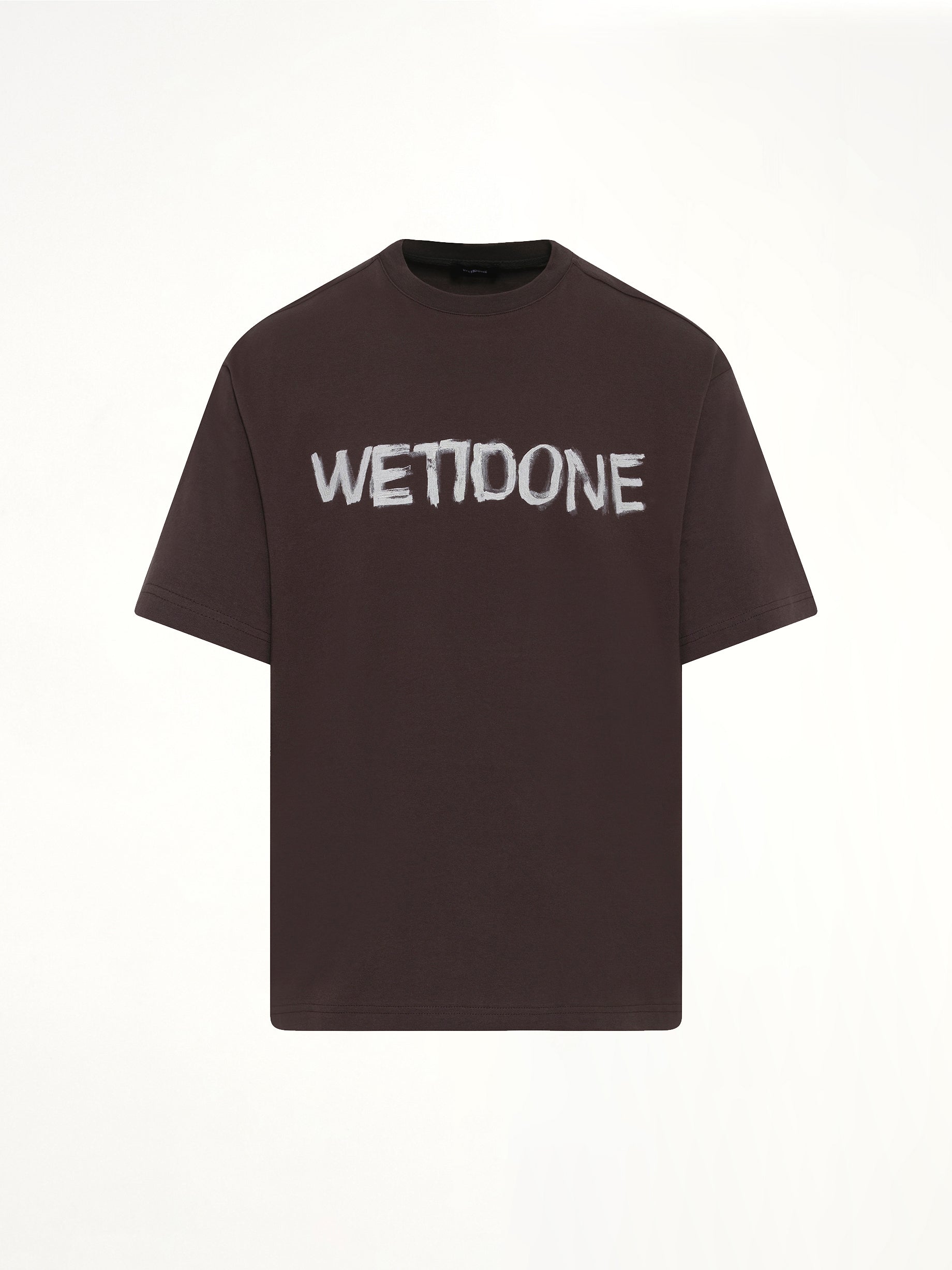 Logo Painted T-Shirt in Charcoal