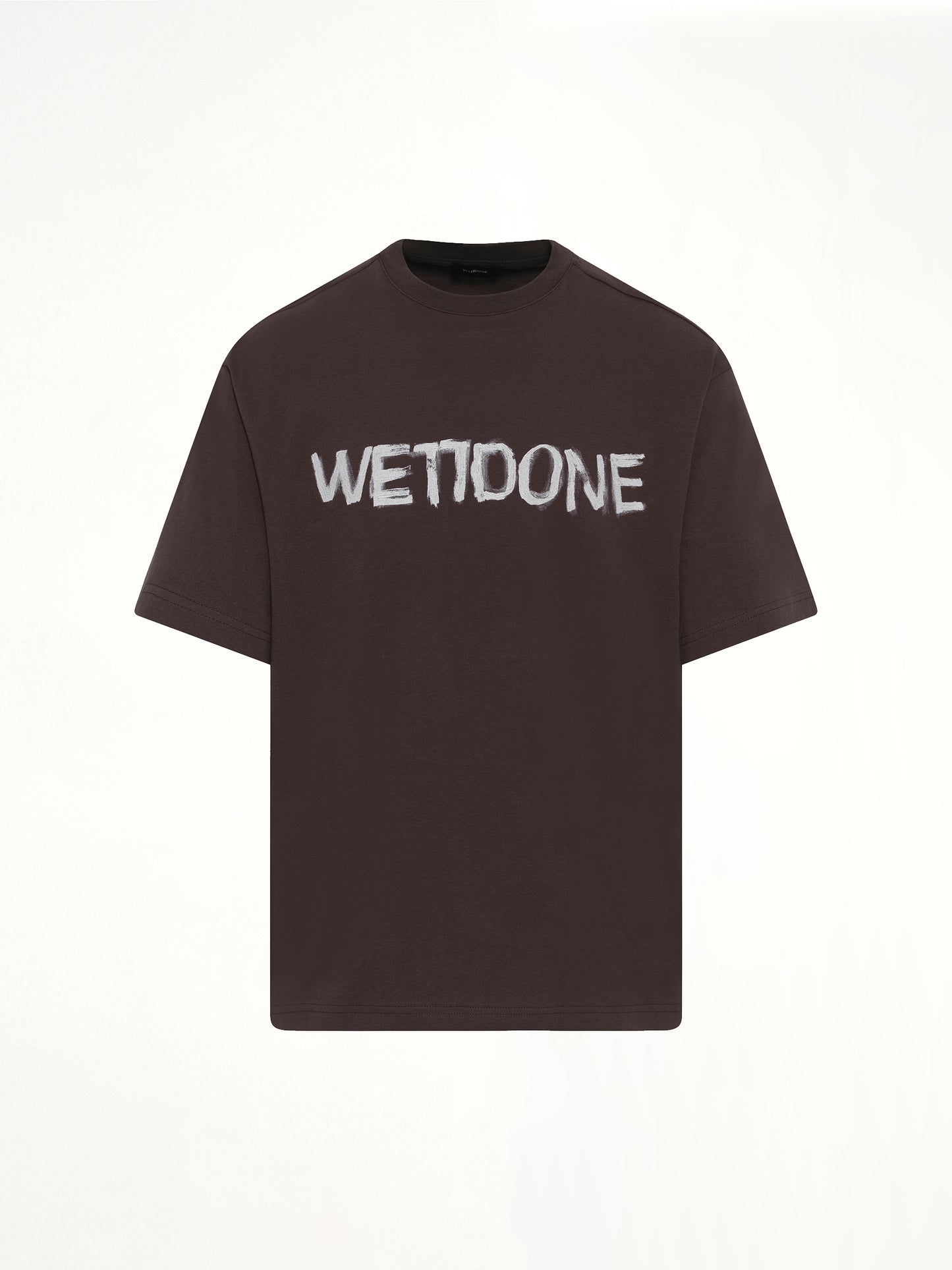 Logo Painted T-Shirt in Charcoal