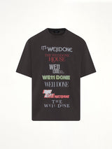 Multi Graphic Logo T-Shirt in Grey