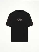 Rhinestone T-Shirt in Black
