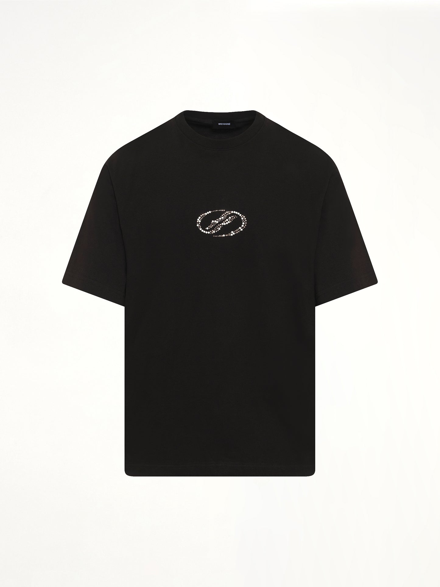 Rhinestone T-Shirt in Black