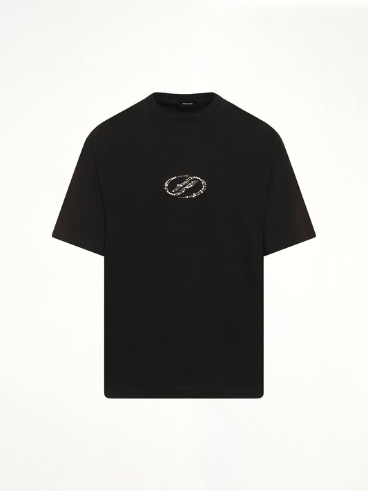 Rhinestone T-Shirt in Black