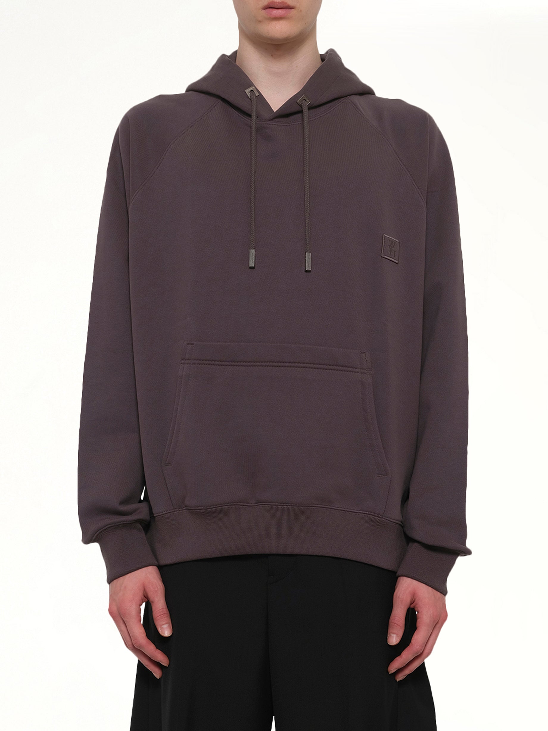 WYM Patch Hoodie in Grey