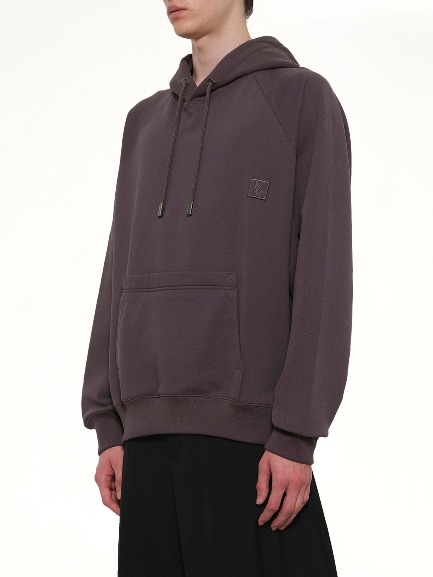 WYM Patch Hoodie in Grey
