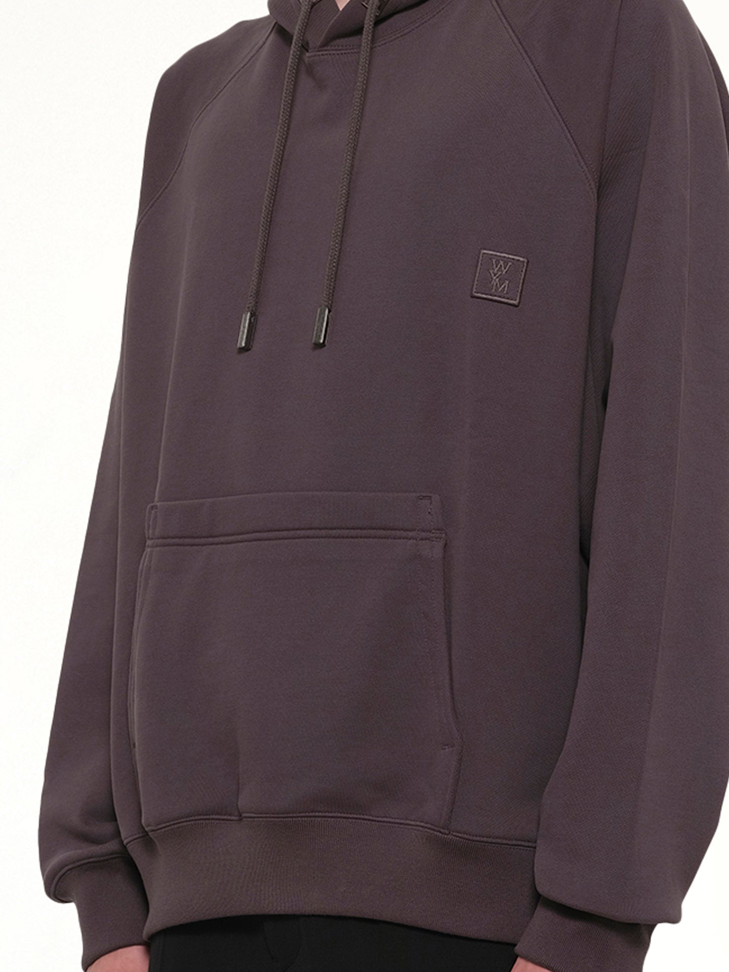 WYM Patch Hoodie in Grey