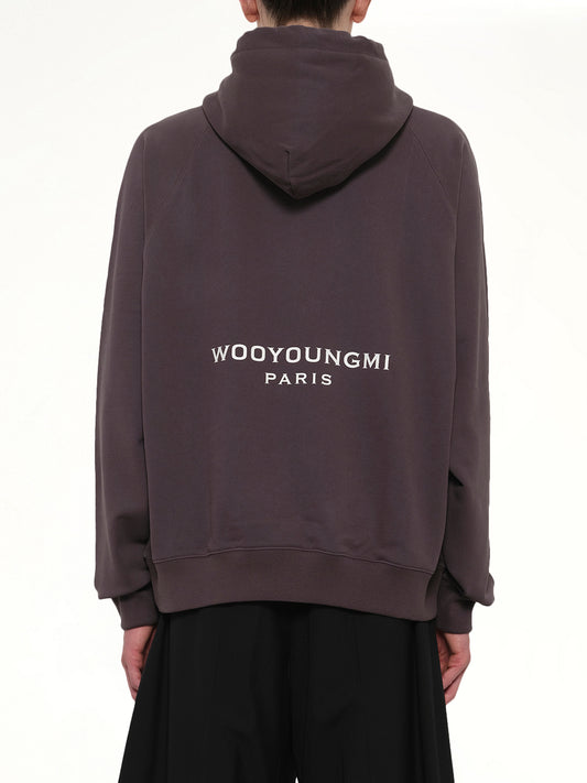 WYM Patch Hoodie in Grey