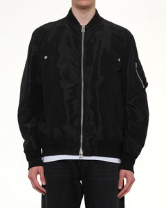 Classic Nylon Twill Blouson in Black - 黑色 / 2