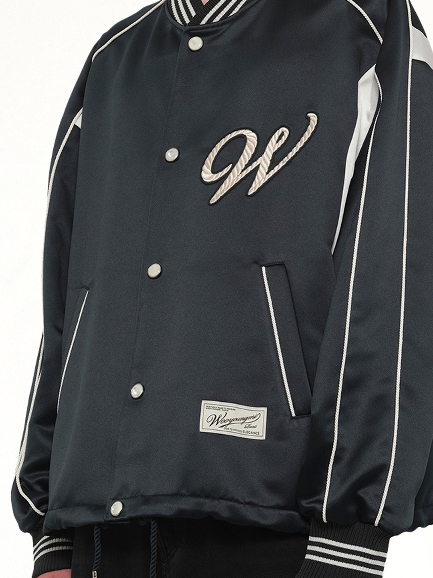 Varsity Jacket in Fresh Green