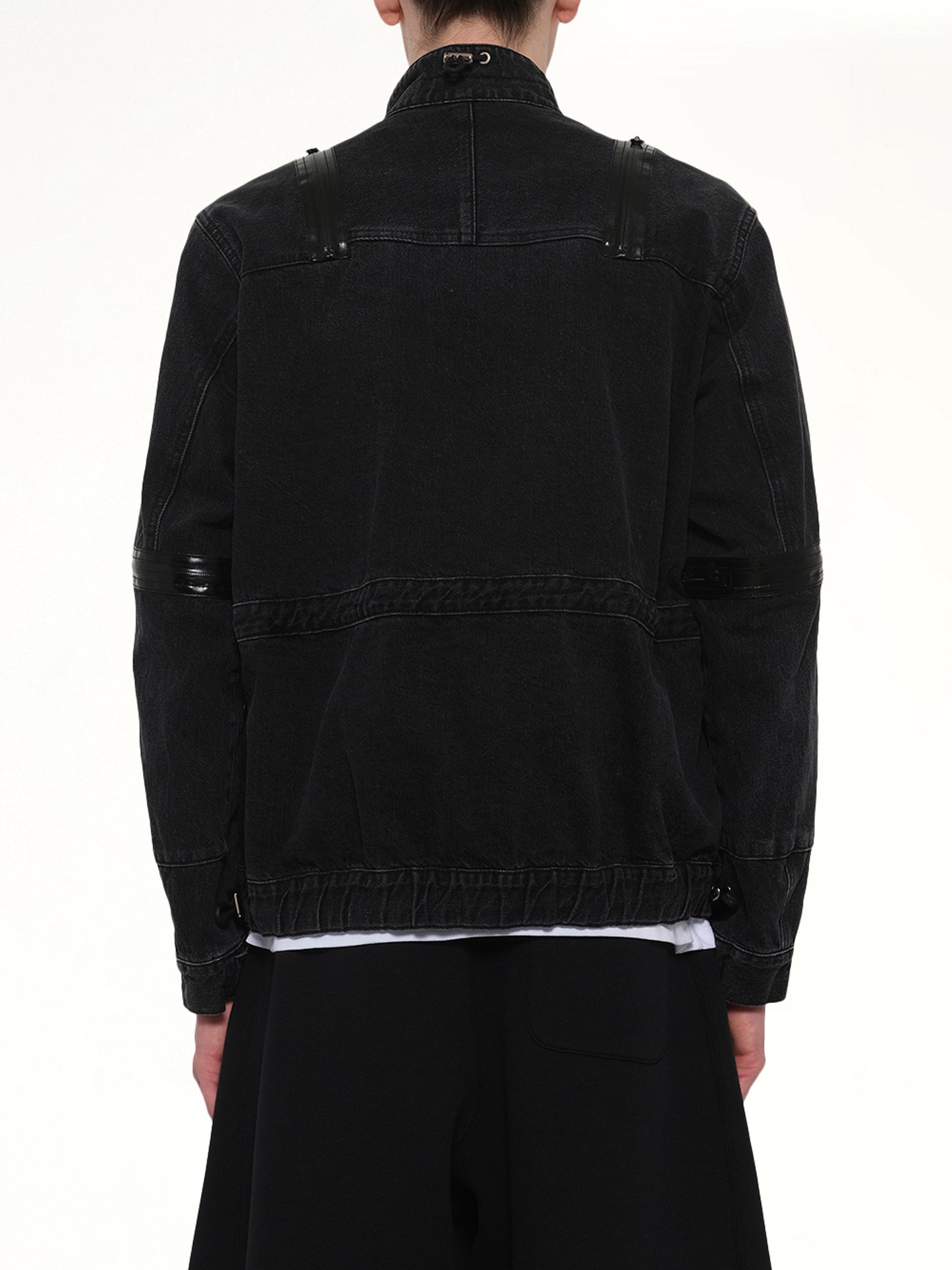 Denim Blouson in Black